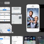 iOS7 GUI en PSD
