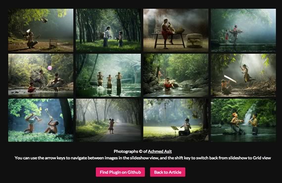 galeria de fotos gratis css3 jquery