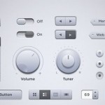 interface de usuario gratis color gris