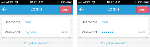 mostrar ocultar password con jQuery