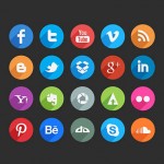 Colección de iconos para redes sociales