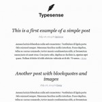 Temas gratis para WordPress: Typesense