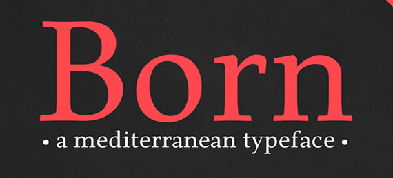 Born - Font