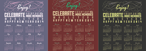 Calendarios 2014 para imprimir gratis