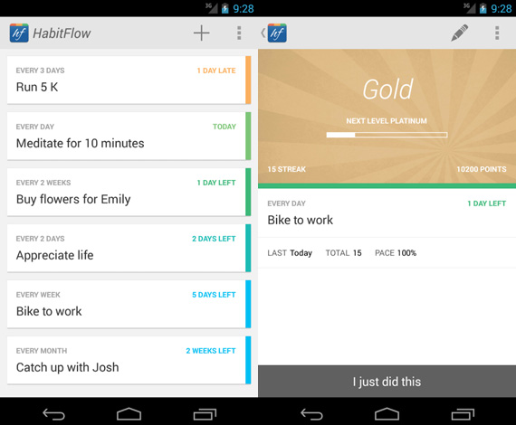 HabitFlow: controla nuevas metas desde Android