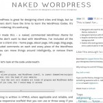 Naked WordPress: Theme base para crear el propio