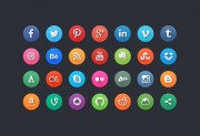 Modern Social Icons
