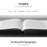 Themes gratis para WordPress: Graphy