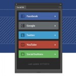 Plugin con kit social en PSD para Photoshop
