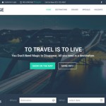 Theme para viajes en PSD: Voyage