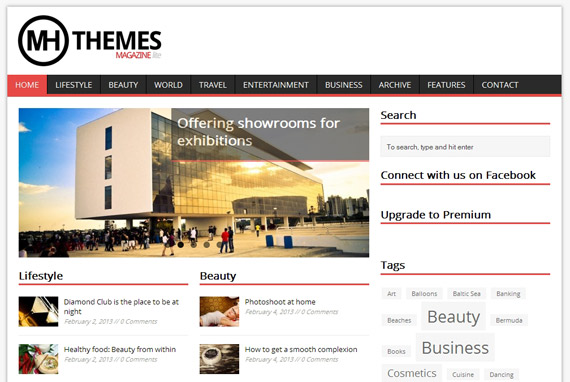 Theme gratis para WordPress formato revista