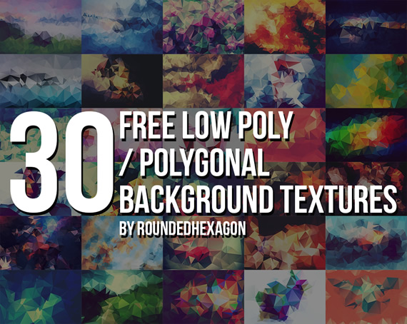 30 Low Poly Textures