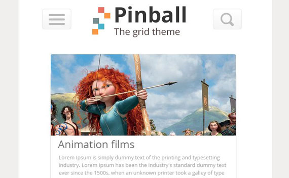 Pinball: plantilla grid en PSD gratis