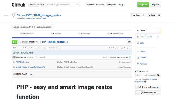 biblioteca php image resize