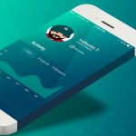 Blue App Design for iOS