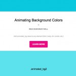 Animated Color Backgrounds