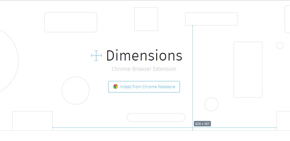 Extensión de Chrome para medir elementos