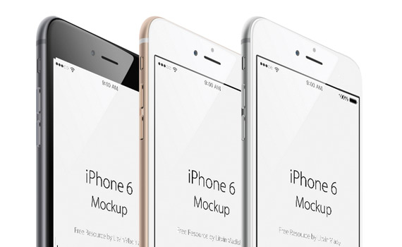 Mockups de iPhone 6