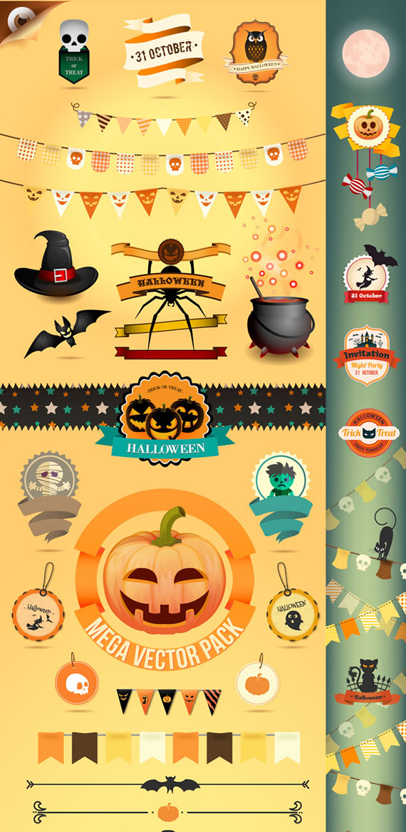 Halloween Vector Pack