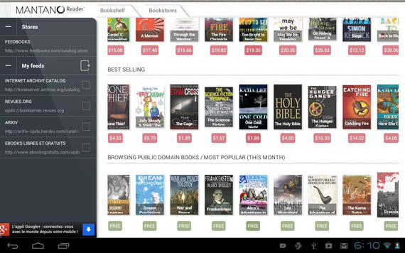 Aplicaciones Android para leer libros