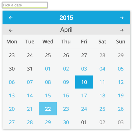 datepicker material design angular