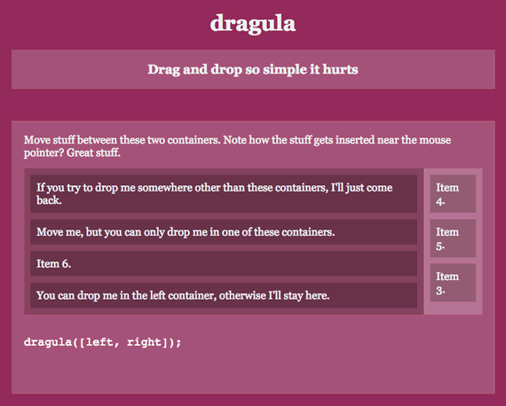 drag drog javascript