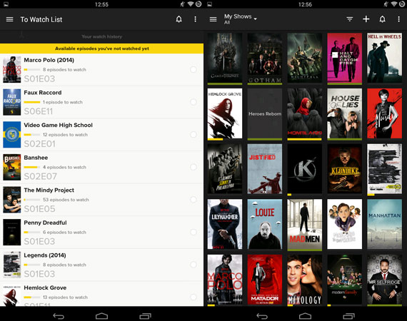 Apps Android para seguir series de TV