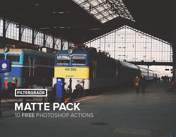 10 Matte Photoshop Actions