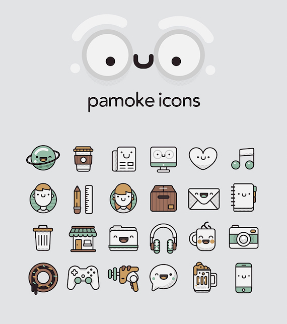 Pamoke Free Icon Set