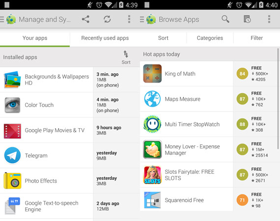 Alternativas a Google Play Store