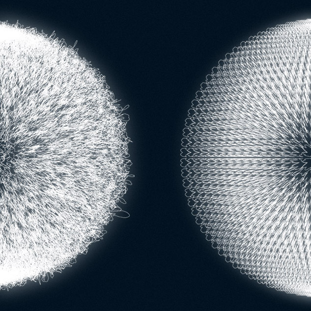 Esferas abstractas en formato vector