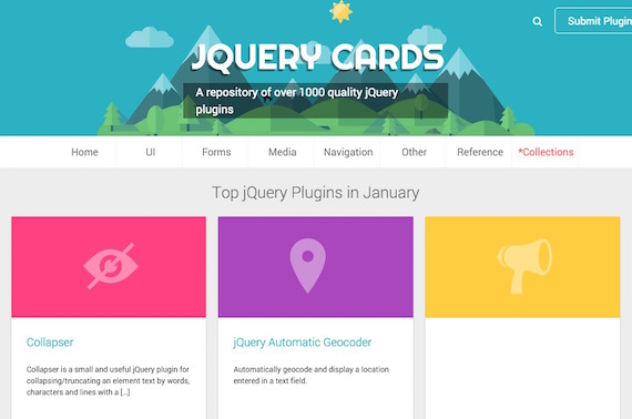 jQuery Cards: repositorio de plugins jQuery